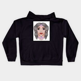 Old woman Kids Hoodie